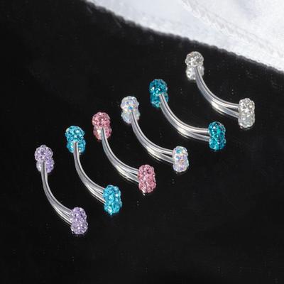 Paslanmaz Çelik Flash Kaş ve Dudak Piercing Takıları