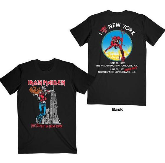 

Unisex T-Shirt with The Beast in New York Design T-Shirt Double Sided 3XL