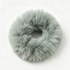 Korean Style Faux Mink Fur Elastic Hair Tie - No Damage, Candy Color Hair Band for Autumn/Winter