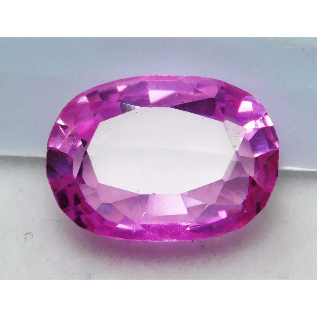 Natural Pink Sapphire Pendant Making 7.58 Ct Loose Gemstone CERTIFIED Oval Cut