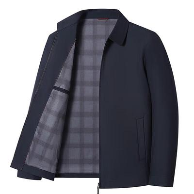 Jaqueta Masculina Casual de Negócios com Lapela FXNX8509