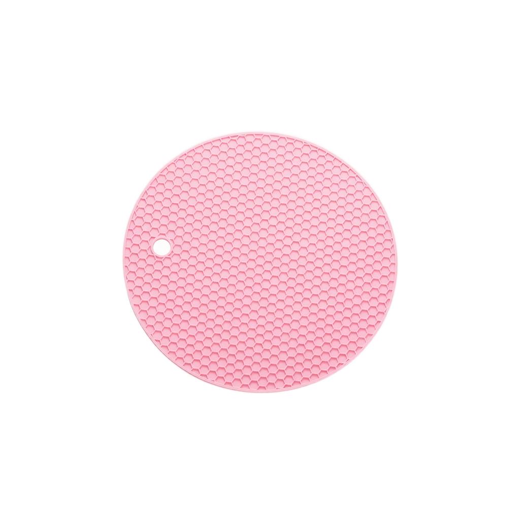Silicone Trivet Heat Non Hot Pad for Cups Bowls Pots - Round Kitchen Counter