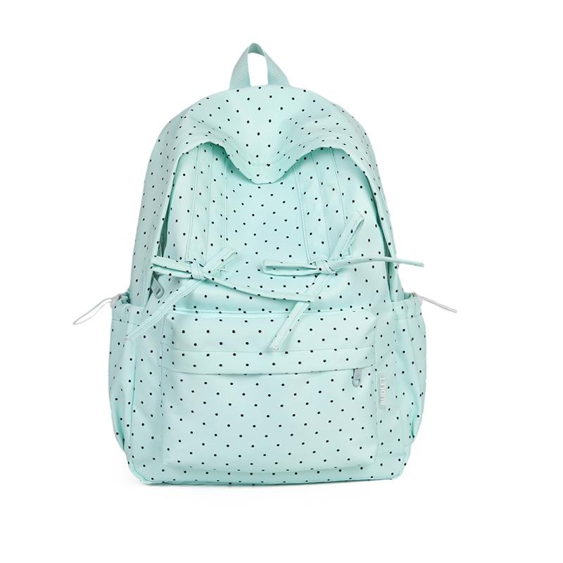 Zaino1011 nuovo coreano ins tempesta punto zaino studente femminile zaino scolastico leggero grande capacità casual semplice zaino