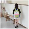 Spring/Summer 2026 Color Block Kids' Backpack: Contrast Color Kindergarten & Casual Outing Bag