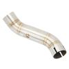 Motorcycle Exhaust Middle Pipe Stainless Steel Mid Link Connection Tube for CBR500R CBR400R CB500F CB500X CB400X CB400R