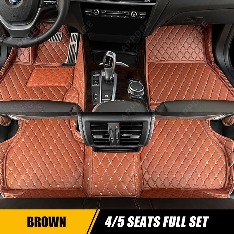 For BMW 3 Series F30 2013- F34 2013- GT G20 -2024 Car Floor Mats Auto Carpet Cover Interior Accessories