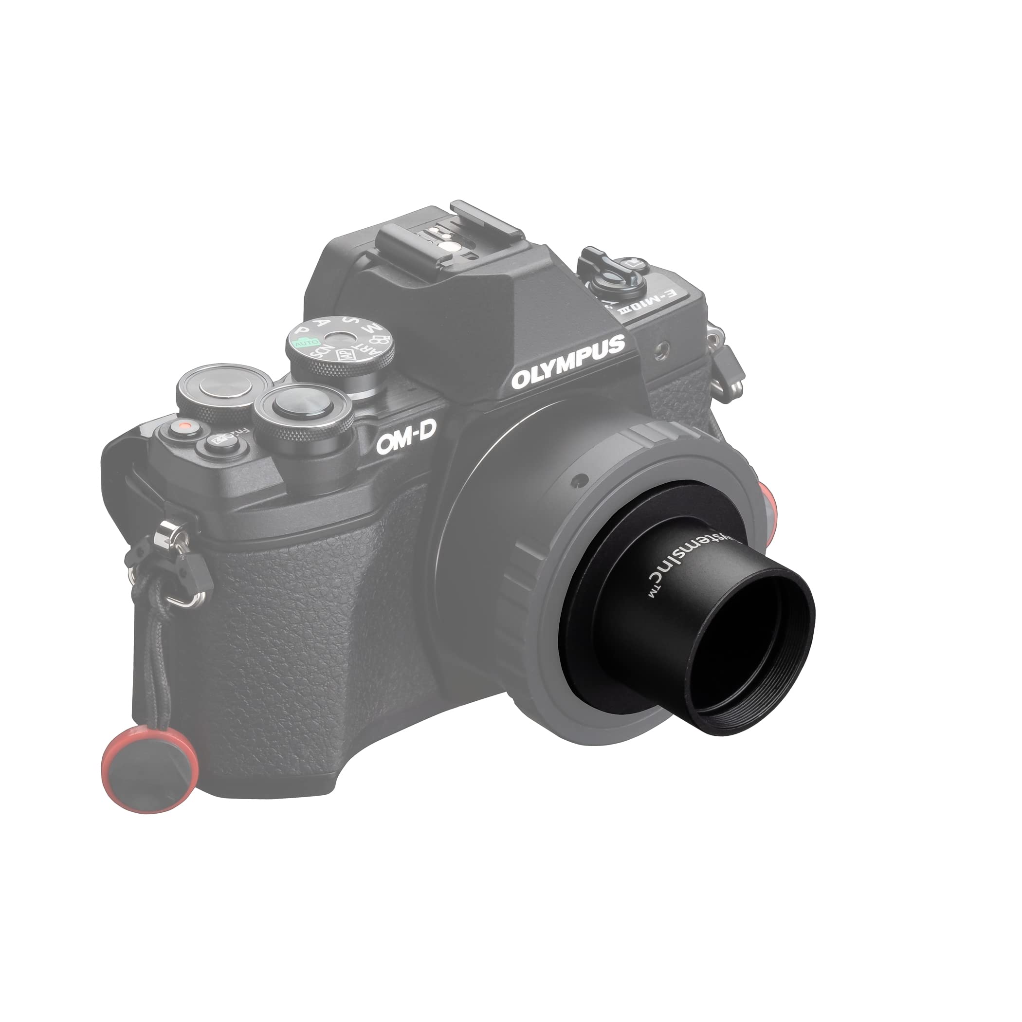 

IoSystems Telescope Camera Connection Adapter M48 to M42 to Conversion Ring Insertion Male Inc. Ring, T-Ring, 2-Inch 1.25-Inch (1.25-Inch T-Thread чорний