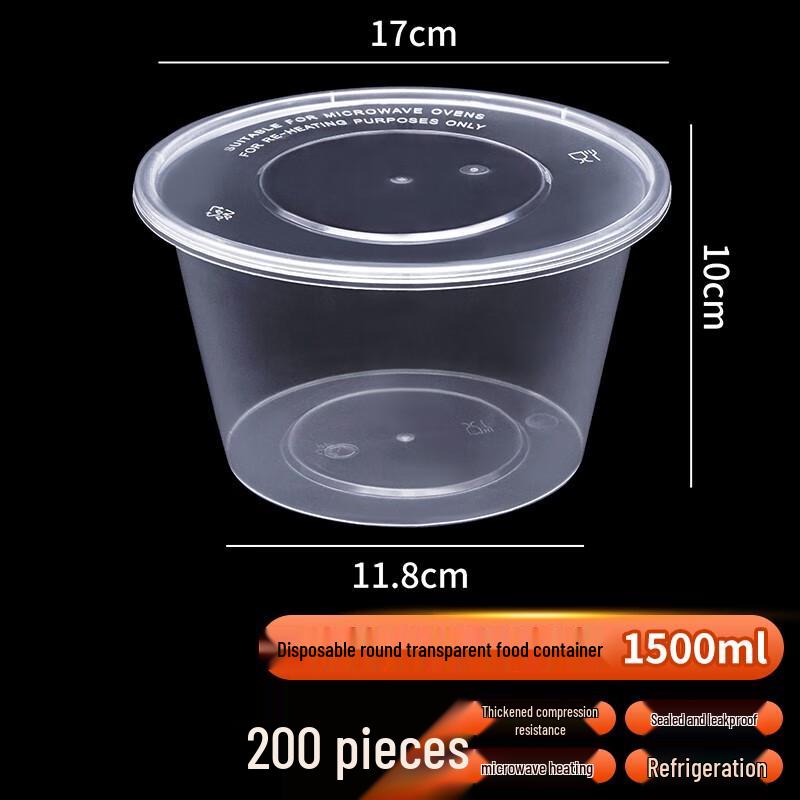 Edo Disposable Transparent Takeaway Food Containers