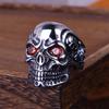 Anelli a Teschio Gotici Multistile per Uomo Acciaio Inossidabile Biker Motociclista Gioielli Anello Festa di Halloween Dropshipping