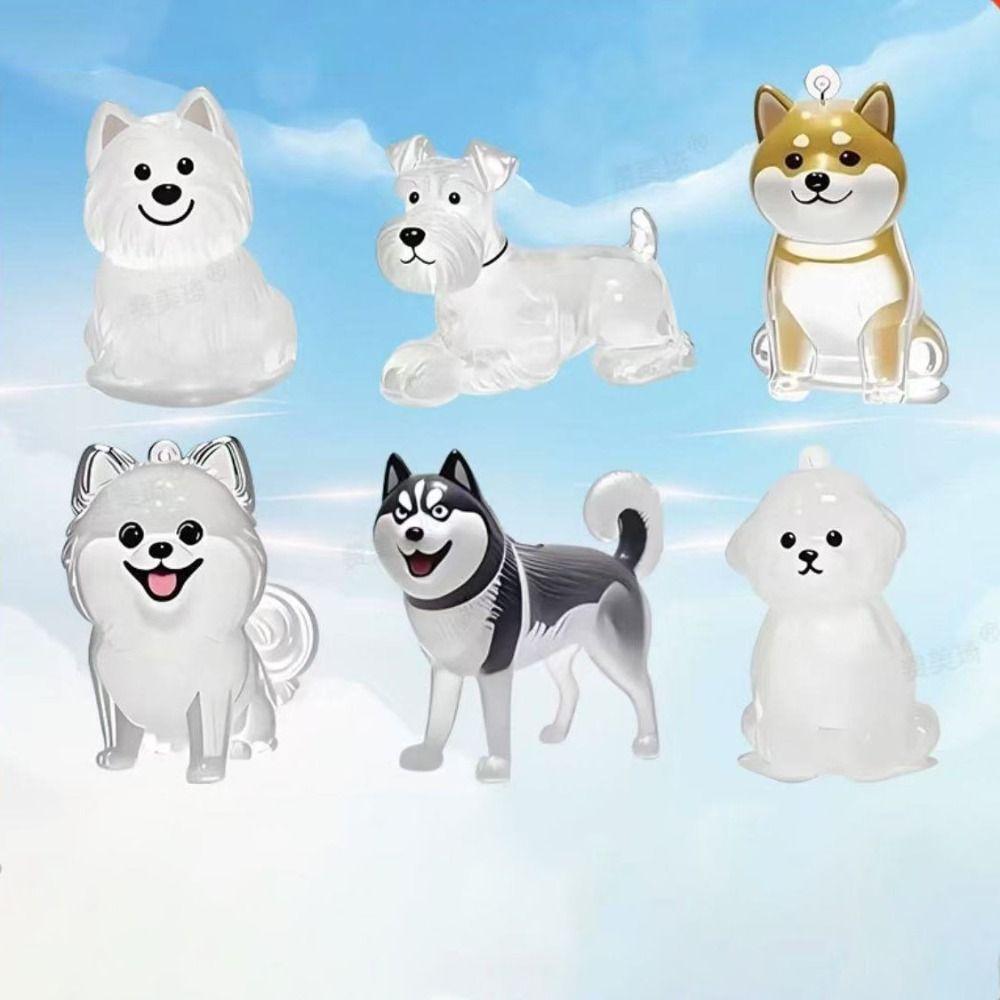 Transparent Dog Hair Collection Pendant Bichon Husky Corgi Portable Dog Hair Storage Capsule Gifts Dog Hair Storage Box