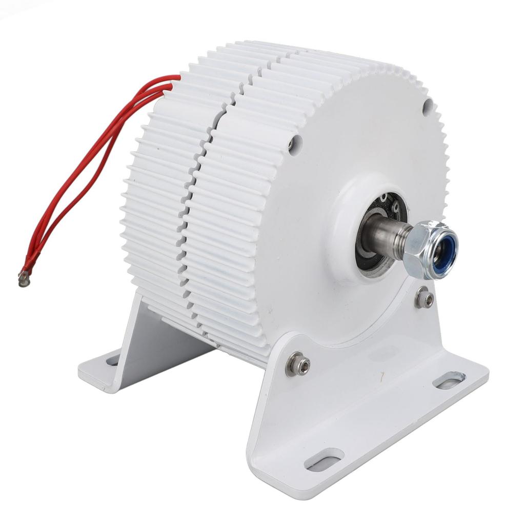 Alternator trifazat cu arbore dublu, generator sincron cu magneți permanenți cu bază pentru turbine eoliene