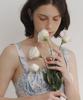 Jyudiaenpol Garden Bustier Shirred Dress