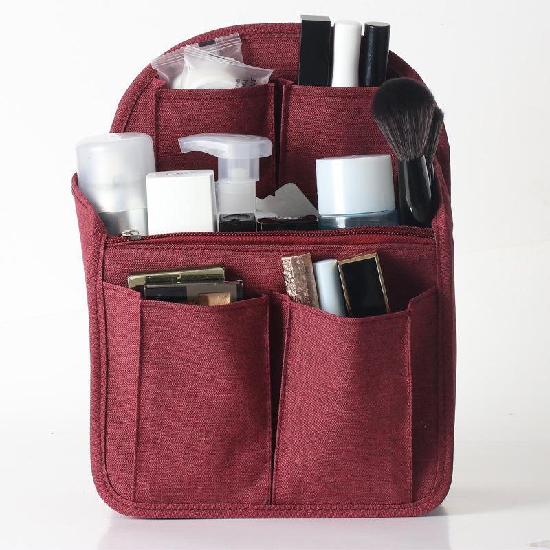 

Багатофункціональна повстяна дорожня сумка через плече з органайзером Claret кларет