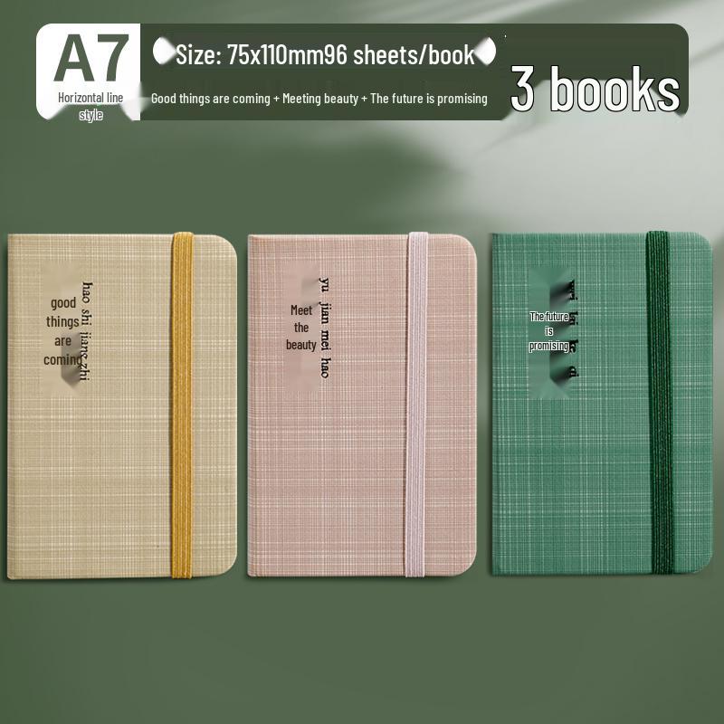A7 Mini Pocket-Sized Notebook: Portable, Simple, and Perfect for Students