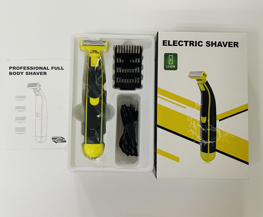 Waterproof Men s Electric Shaver & Rechargeable Hair Remover