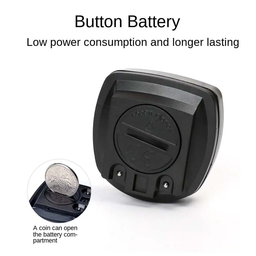 Bicycle Speedometer, Waterproof Wired Bike Computer with LCD Display, Cycle Odometer with Auto ON/OFF for Mountain, Road & Folding Bikes