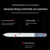 14cm Plaid Glass Nail File for Shaping, Polishing, and Brightening Nails