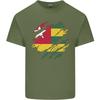 Torn Togo Flag Togolese Day Football Unisexs Light Cotton TShirt