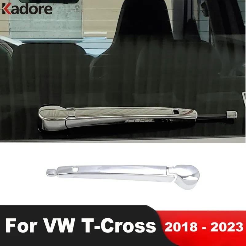 Декоративная накладка на задний дворник для Volkswagen VW T-cross Tcross 2018- Хромированные Аксессуары для заднего стекла автомобиля