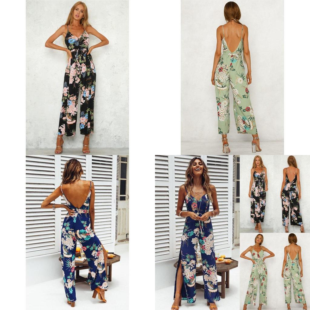 Premium Quality New Women's Floral Playsuit Bodycon Party Jumpsuit And Romper Trousers For Effortless Style
