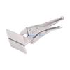 B0KB Adjustable Pressure Locking Clamps Flat Nose Plier Grip For Metalworking Featurings Corrosion Resistant Construction