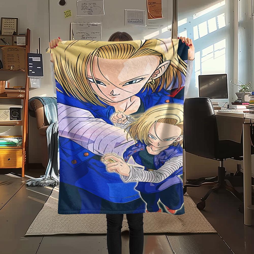 

Dragon Ball characters Print Flannel Blanket,High quality Comfortable for All Seasons,Home Decor,Warmth and Comfort,Perfect for Christmas Gifts 80cm x 120cm