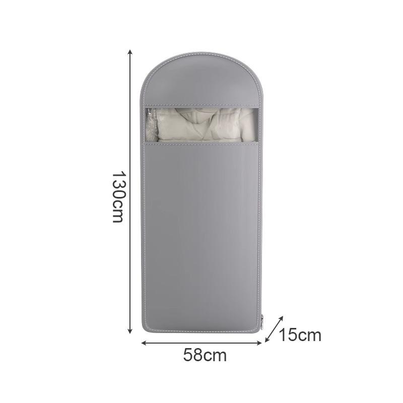 Dust Cover Clothes Bags Space-Saving Compressed Down Jacket Storage Bag Transparent Hanging Dust Cover With Zipper Organizer