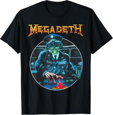 Megadeth - Vintage General Vic T-Shirt Short Sleeves Classic Hot Product Y2k High-end Luxury High Quality Unisex Oversized Soft