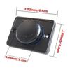 Dual USB 3.0 Car Charger Socket with Blue Indicator Light and Cap 12/24V Power Outlet for Car Boat Vehicle Bus RV ATV Phone Charger Adapter Panel