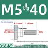 GB834 High Head Knurled Hand-Tightening Screw with Large Toothed Round Head