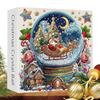 Julsnöglob Pussel Vinterscen Kristallkula Dekoration Färgglad Festlig Arbetsrum Sovrum Öppen spis Familjesammankomst Display