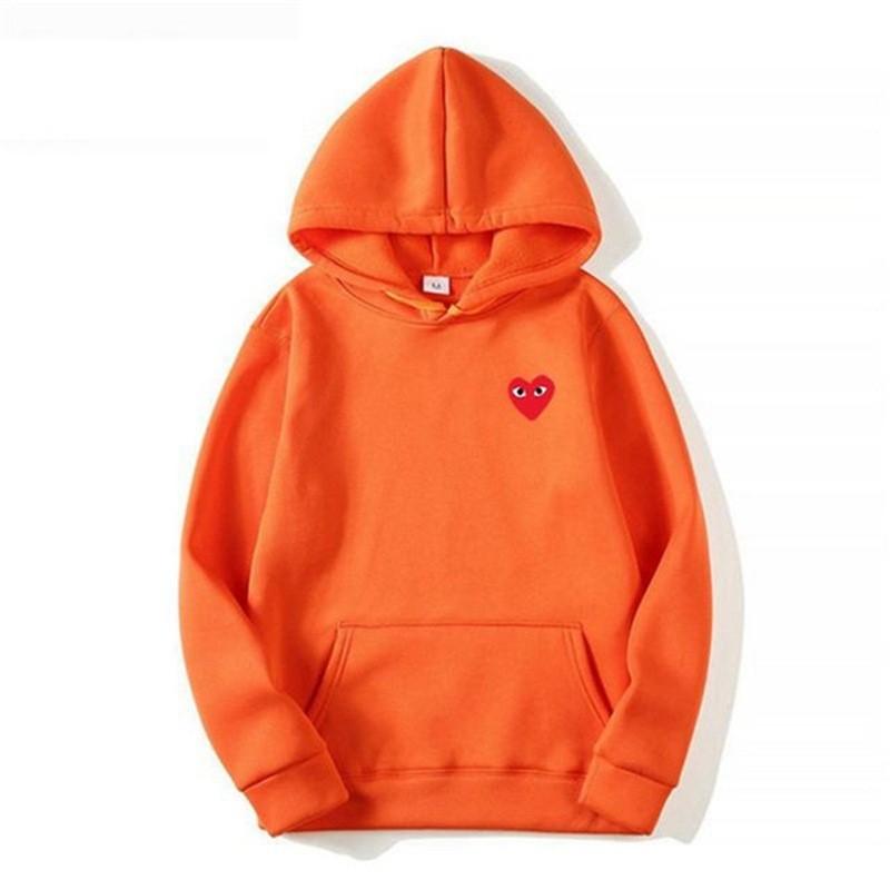 New love trendy brand couple sweater versatile men's and women's autumn and winter velvet jacket men's hooded love even large size sweater