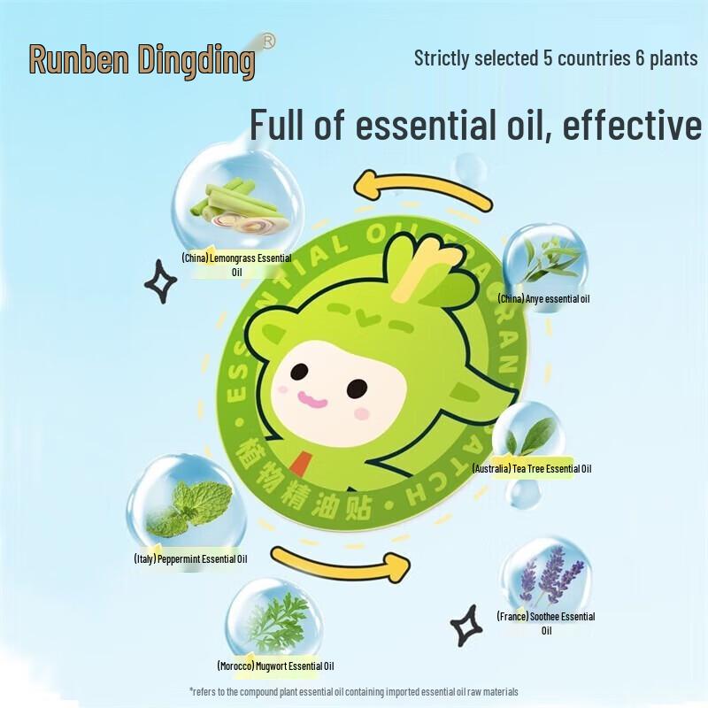 Runben Dingding Cartoon Essential Oil Patches