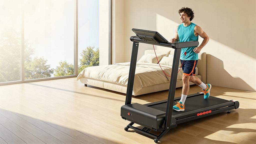 Electric Treadmill FT62-DZ Foldable Home with LED App for 150kg 1-16 Km/h Up To 1-18%