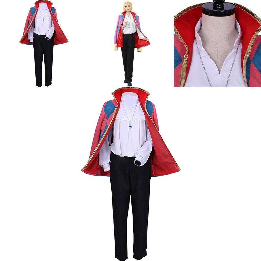 Exquisite Howl's Moving Castle Hauru Cosplay Costume For Halloween