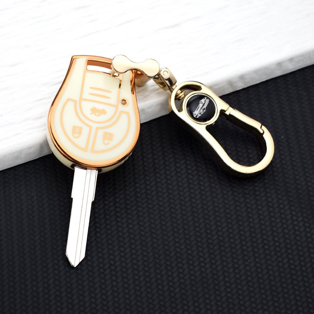 Car Key Case For Nissan Sylphy Cube Juke Rogue Micra Qashqai Altima Maxima Sentra Versa Transmiter 2/3 Buttons Cover Key Chain