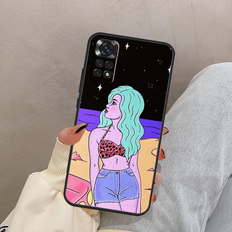 Hippie Grunge Art For Xiaomi Redmi Note 13 10 12 11 14 15 Pro Plus Case Cover For Redmi 15 13C 12C 14C 10C 15C