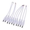 10 Adet Dc Güç Pigtail Kablo 22Awg Dişi Erkek 5.5Mm X 2.1Mm Konnektör 12V Güç Kaynağı Adaptörü Cctv Kamera Dvr Led Şerit İçin