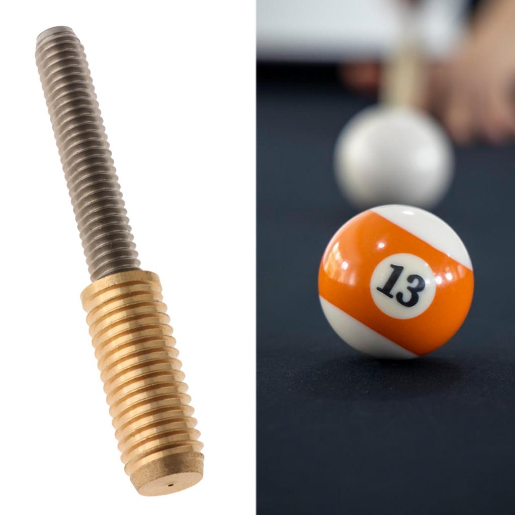 Stainless Steel Billiard Cue Joint Screw Durable Pool Accessories For Cue Shaft Connection
