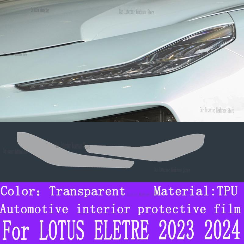 For LOTUS ELETRE 2024 S+ R+ Car Gearbox Panel Film Dashboard Protective Sticker Interior Screen Anti-Scratch Accessories