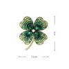 Literary Style Four-Leaf Clover Brooch High-Grade Female High-Grade Corsage Temperament Suit Pin New Accessories To Send Gifts