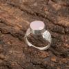 Rose Chalcedony Gemstone 925 Sterling Silver Jewelry Ring Handcrafted Gift Idea RR-1-33