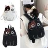New Arrival 20l Canvas Cat Backpack For Girls And Boys Soft And Durable With Lovely Print