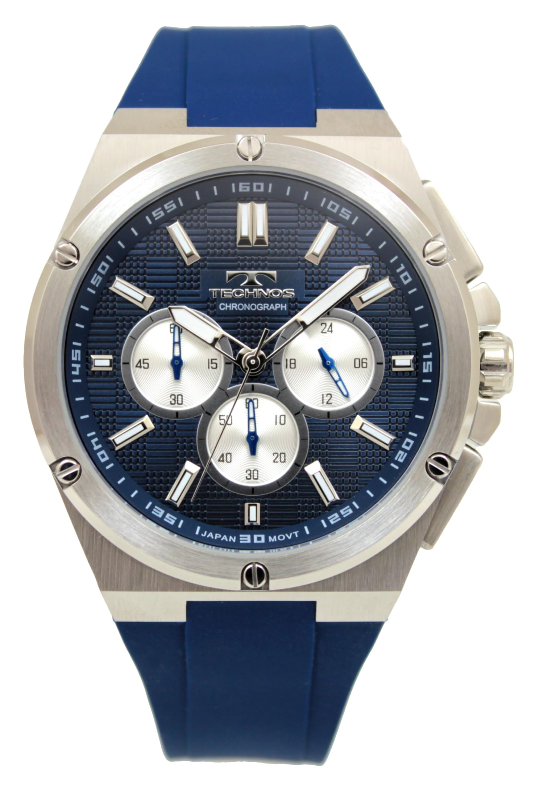 

Technos T6C27SN Chronograph Blue Men s Watch, синий