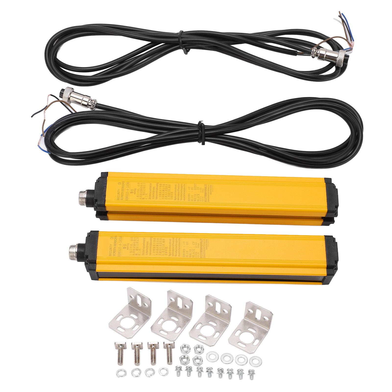 

BEM0820A140NB 4 Beam Safety Light Curtain IP65 20mm Infrared Light Screen Sensor Device Anti