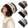 Women S Large Size Knit Hat For Autumn Winter Hiking Warm Ear Protection Cold Cap
