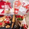 60Counts Valentines Day Heart Sticker 2x2.3Inch Self Adhesive Wrapping Labels for Packaging Box Sealing Wedding Supplies
