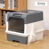 Large Enclosed UV-Sterilizing Cat Litter Box with Drawer
