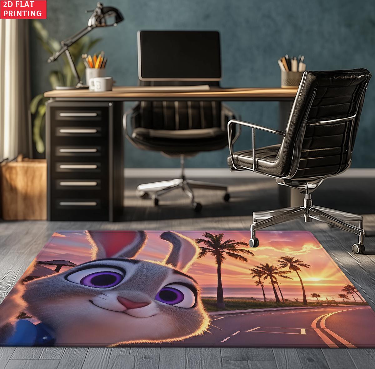 

cartoon animals print Large Room Carpet Non Slip Cartoon Kids Bedroom Living Room Floor Mat Home Decor Children s Play Carpet 40x60cm(15x23 in)