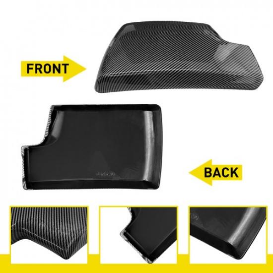 Carbon Fiber Interior Console Armrest Lid Cover Trim for BMW 3er E90 E91 E92 E93